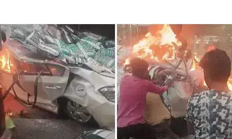 बहन की आंखों के सामने जिंदा जल गया भाई बहन की आंखों के सामने जिंदा जल गया भाई