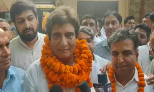 GURUGRAM NEWS- राज बब्बर बोले समस्याओं से लड़ने आया किसी व्यक्ति से लड़ने नहीं आया।