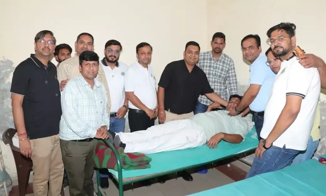 Narwana News-लायंस क्लब ने  सिटी हॉस्पिटल में लगाया ब्लड कैंप