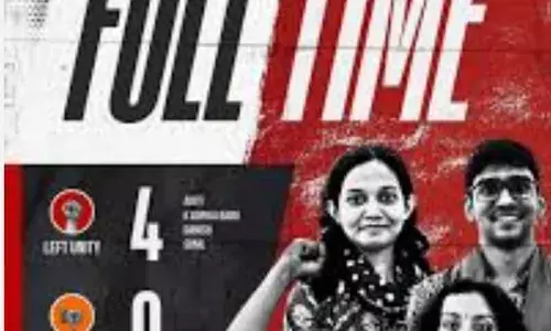 जेएनयू में कथित हिन्दू संग़ठन आरएसएस/एबीवीपी की करारी हार जेएनयू में कथित हिन्दू संग़ठन आरएसएस/एबीवीपी की करारी हार