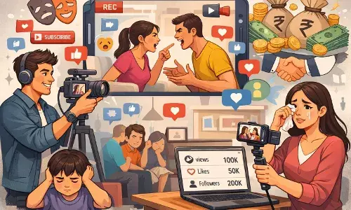 सोशल मीडिया पर रिश्तों का तमाशा: फॉलोअर्स और व्यूज़ की अंधी दौड़ का सच