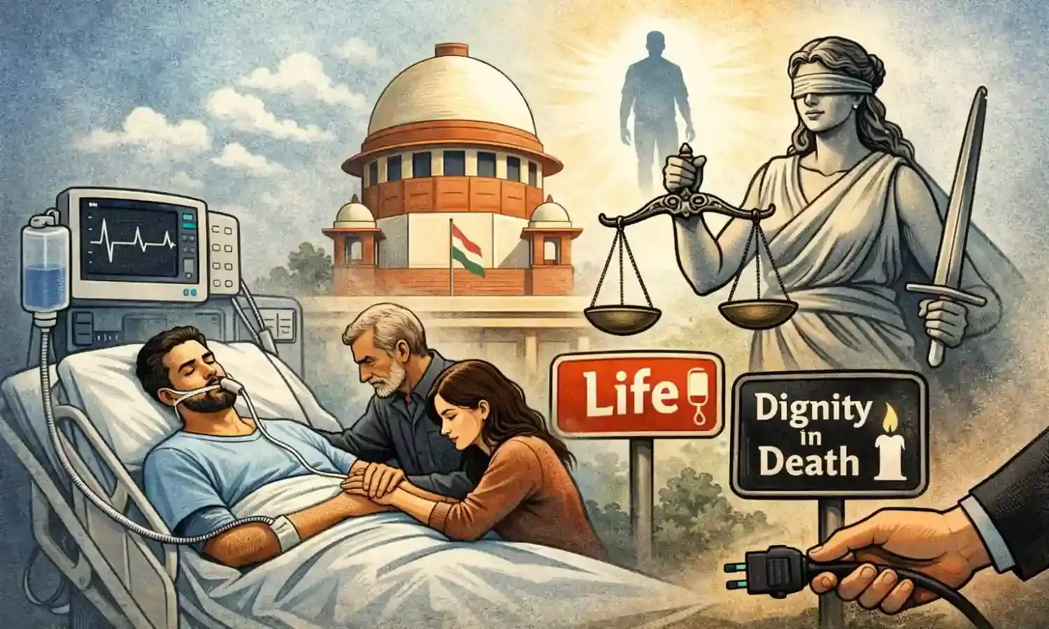 भारतीय सुप्रीम कोर्ट का इच्छामृत्यु पर संवेदनशील फैसला
